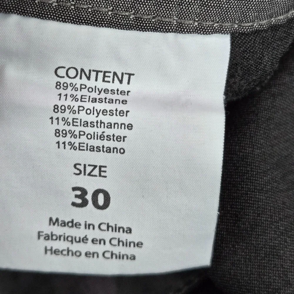 ONeill Men Shorts 30 Gray Polyester Blend Elastane Hybrid‎ Casual 11